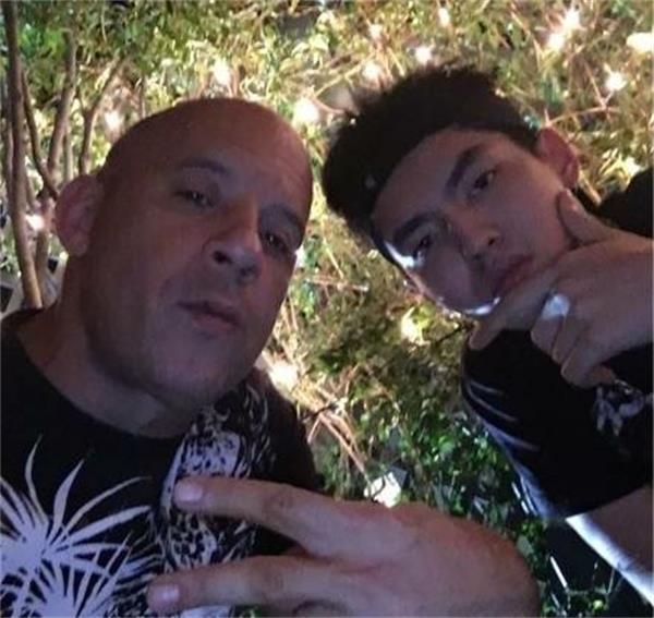 范迪塞爾曬與吳亦凡合照，依舊迷之角度示兄弟情