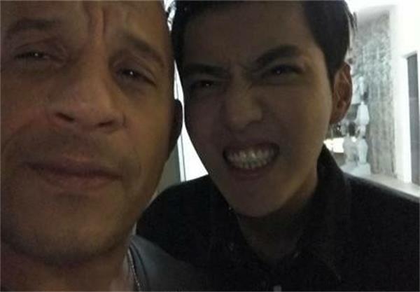 范迪塞爾曬與吳亦凡合照，依舊迷之角度示兄弟情